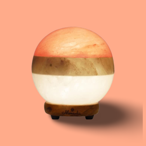 Himalayan Dual Illumination Salt Lamp (Round)