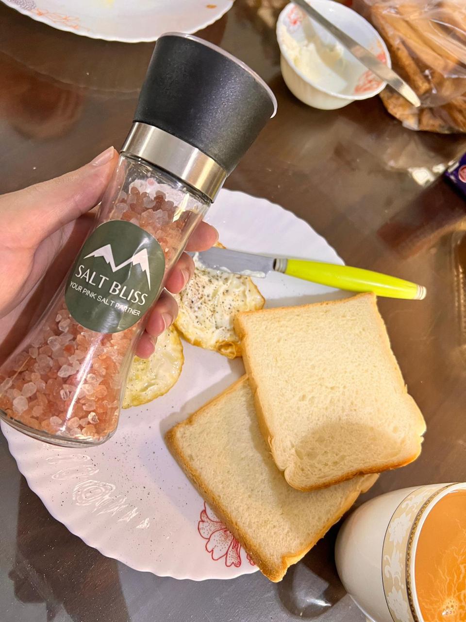 Edible salt display