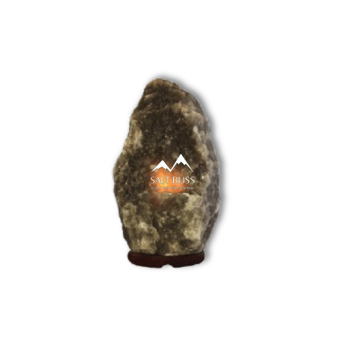 Grey Salt Natural Lamp
