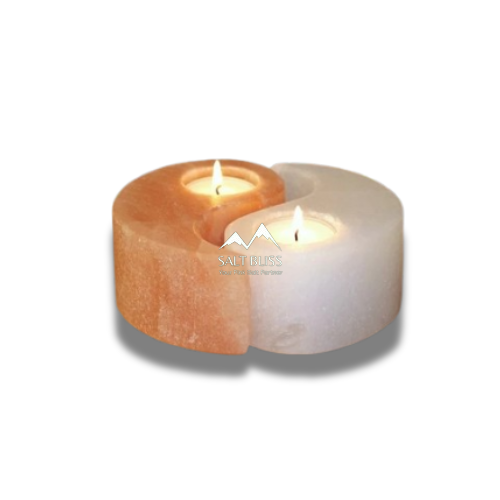 Ying yang candle holder