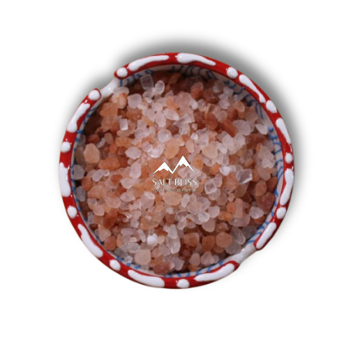 Dark Pink Salt coarse grain in Bowl