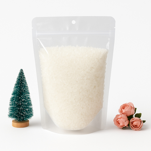 White Salt plastic standup pouch