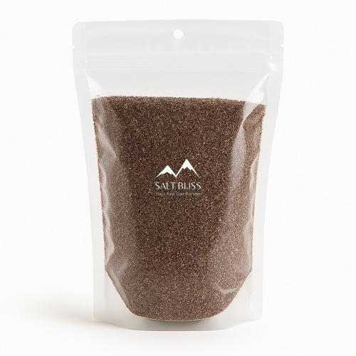 Black Salt Plastic Standup Pouch