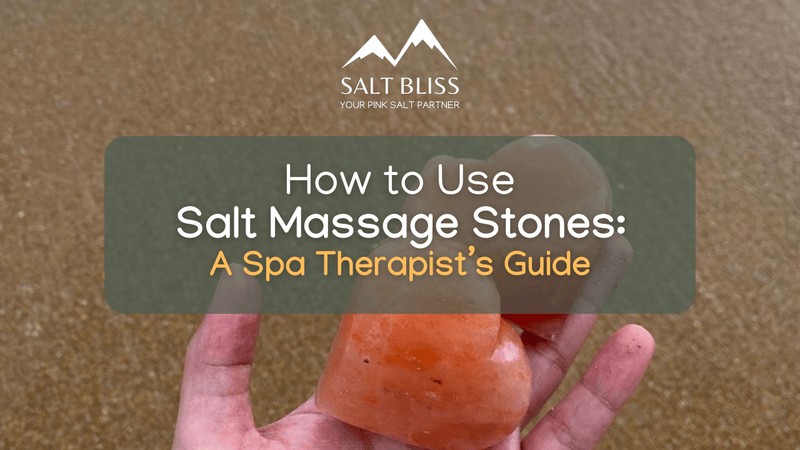 Salt Massage Stones in spa